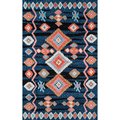 Momeni Margeux Chinese Machine Made Area Rug, Navy - 5 ft. x 7 ft. 6 in. MARGEMGX-4NVY5076